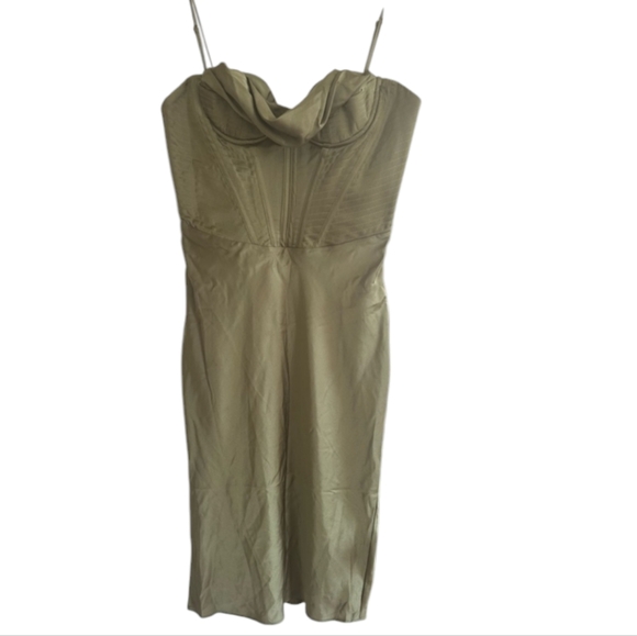 NWT House of CB Myrna Satin Corset Dress. Size small - Picture 7 of 9